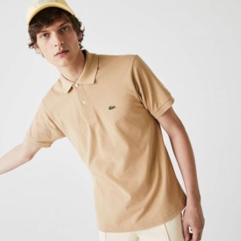 Lacoste Classic Fit L.12.12 Polo Shirt Pánské - Šortky Béžový | CZ-izfoGo